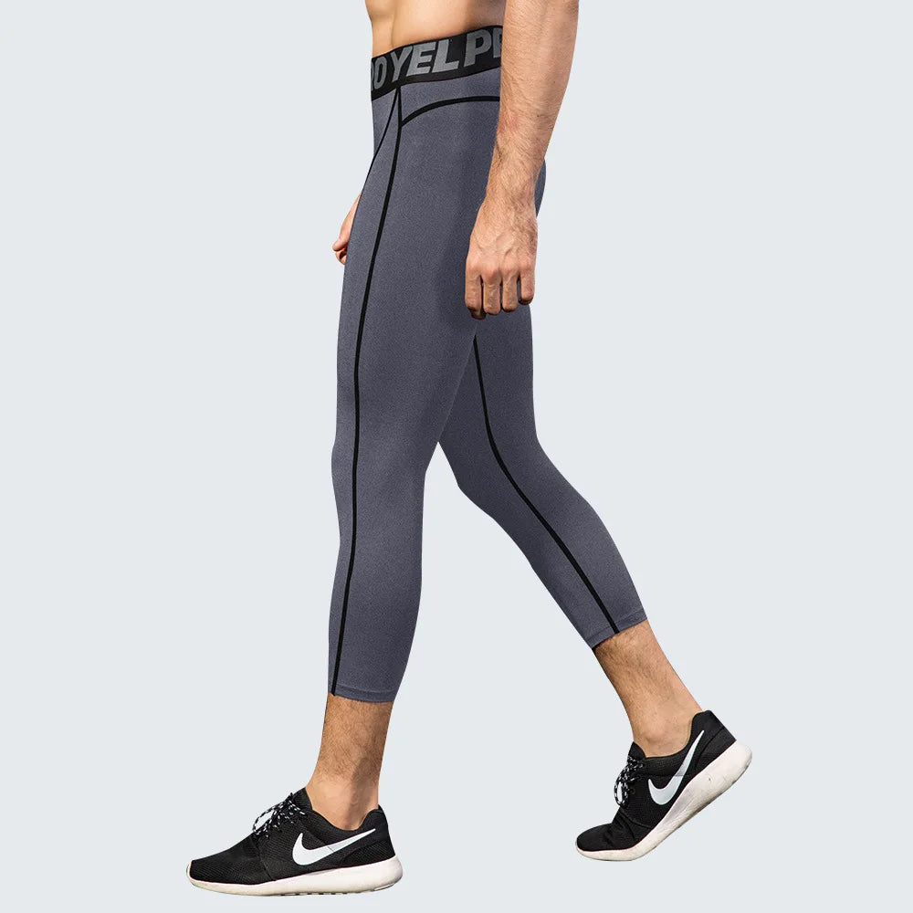 Herren Leggings Sporthose Jogginghose Trainingshose Lauf Hose Kompressionshose