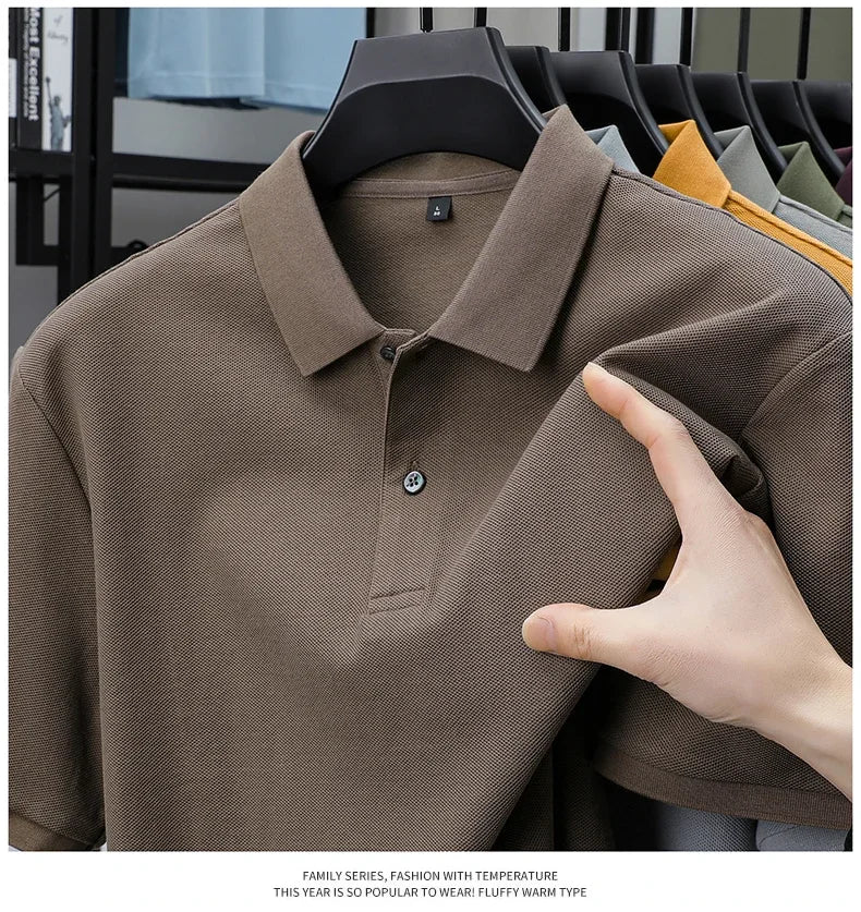 Herren Poloshirt POLO Shirt T-Shirt Kurzarm Zipper Hemd Fashion Polohemd Top NEU
