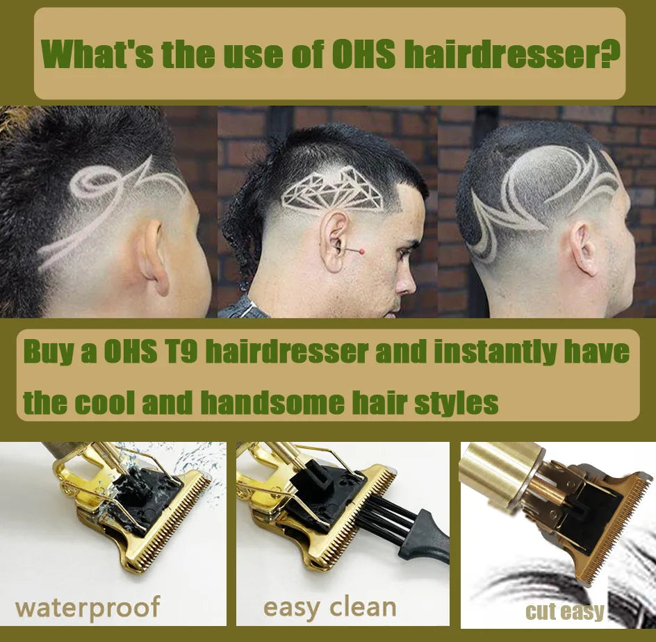 Profi Haarschneidemaschine Haarschneider Rasierer Hair Clipper Bart Trimmer