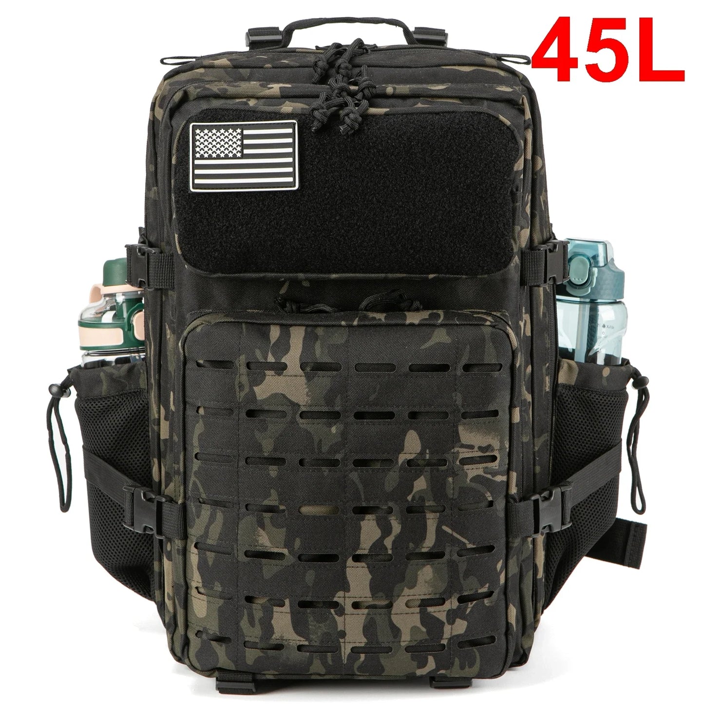Taktischer Rucksack Laptoptasche RollTop Herren 36-55L Laptop Tasche Damen