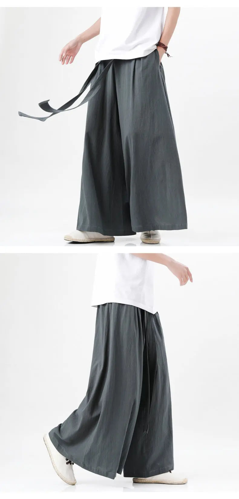 Männer Hose Haremshosen Pumphosen Pluderhosen Hosenrock Herrenrock Kilt Kimono