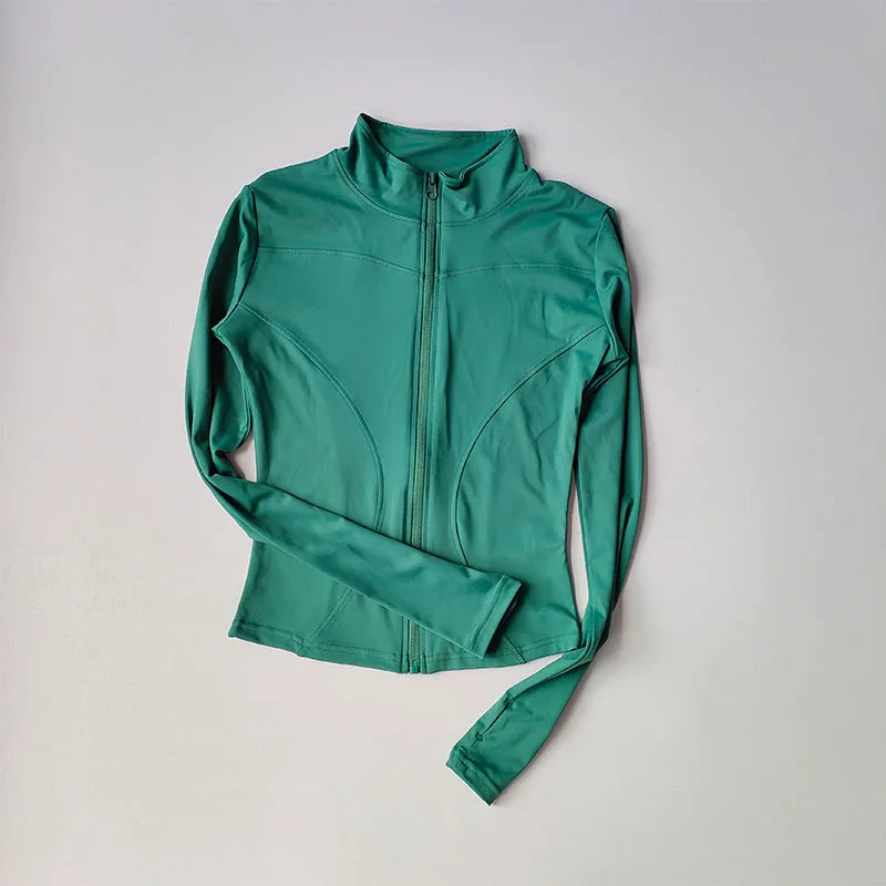 Damen Sportjacke Sweatshirt Fitness Gym Jacke Freizeitjacke Yoga Sportswear