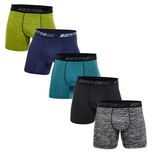 5er Pack Herren Boxershorts Unterhosen Basic Unterwäsche Boxer Shorts 3XL NEU