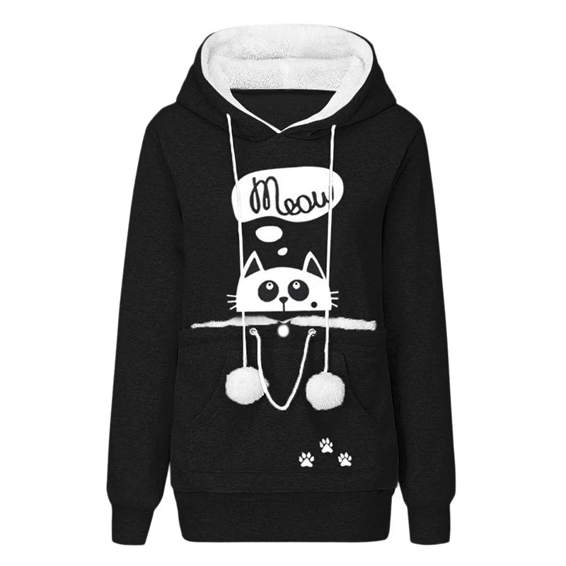Damen Kapuzenpullover Unisex Hoodie Pulli Kapuzenpulli Streetwear Pullover