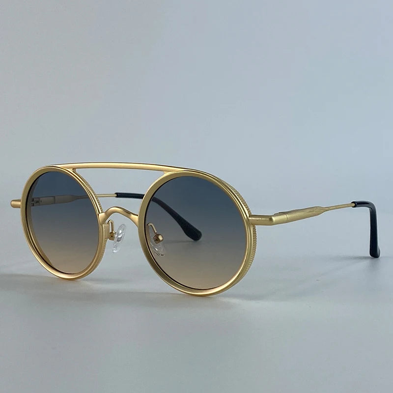 Damen Sonnenbrille Luxus Modische Herren Brille Vintage Pilotenbrille UV400