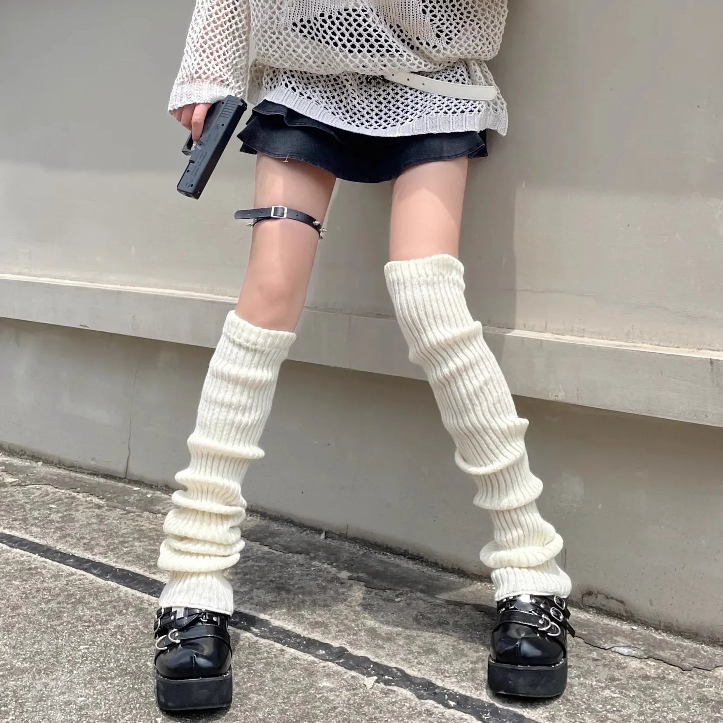 Stulpen Beinwärmer Beinstulpen Beinlinge Kniestrümpfe Strümpfe Overknees Socken