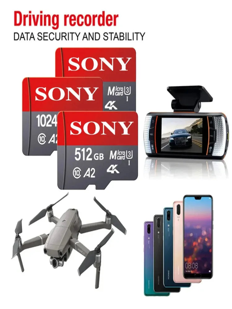 ULTRA Micro SD Karte 64 128GB 256GB 512GB 1TB Speicherkarte TF-Flash-Karte