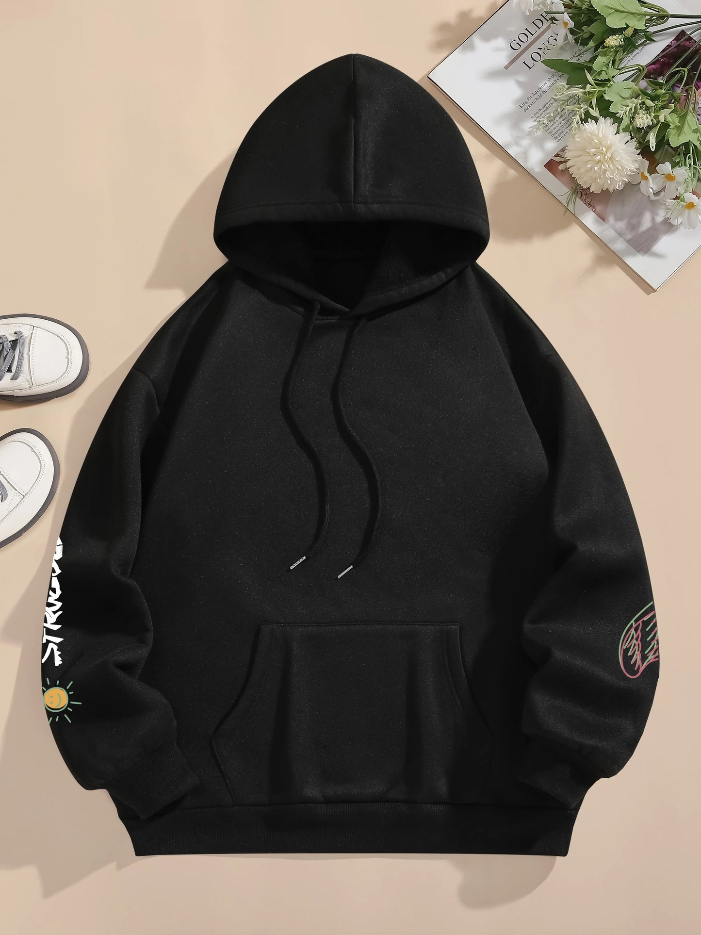 Damen Kapuzenpullover Sweatshirt Hoodie Pulli  Kapuzenpulli Streetwear Pullover
