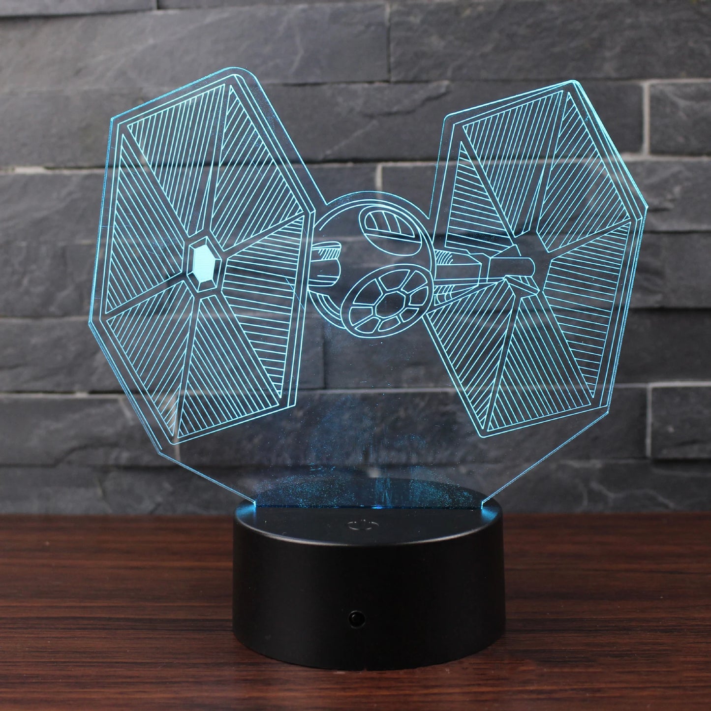 3D LED Nachtlicht Kinder Tischlampe USB Touch Fernbedienung Lampe Dimmbar NEU