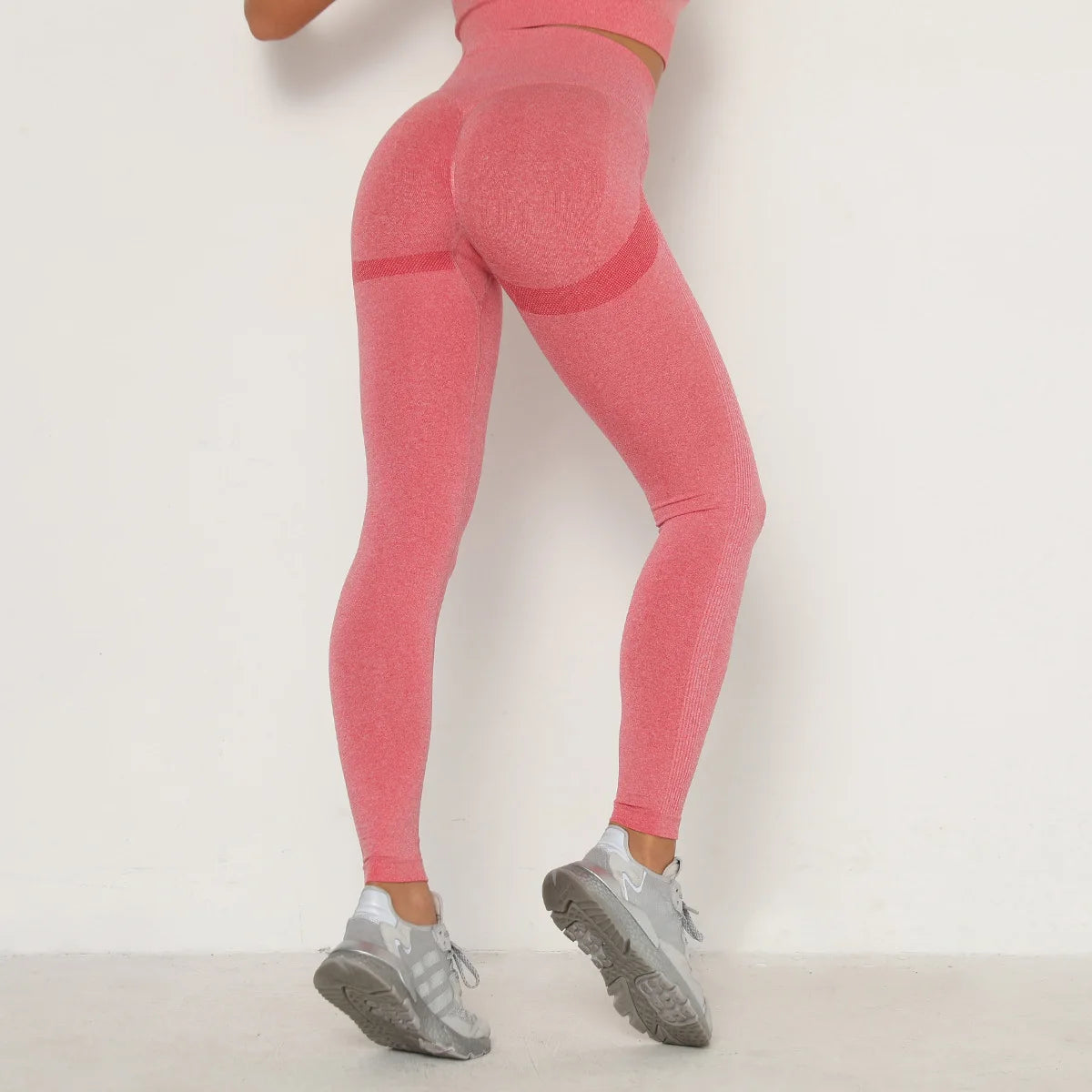 Damen Leggings Push Up Stretch Leggins Yoga Fitness Hose Sport BH Set Top Gym