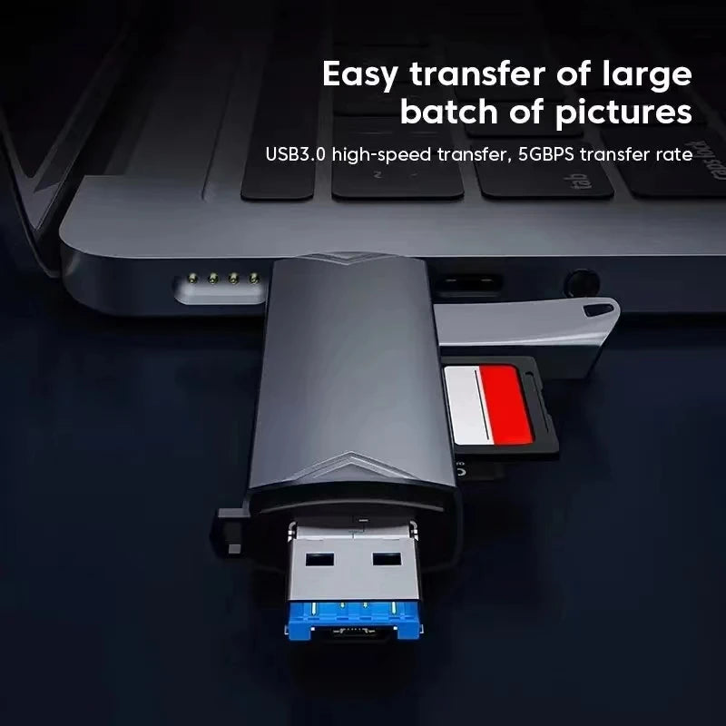 6 in1 Kartenleser USB Stick USB-C Speicherstick Memorystick Universal Adapter