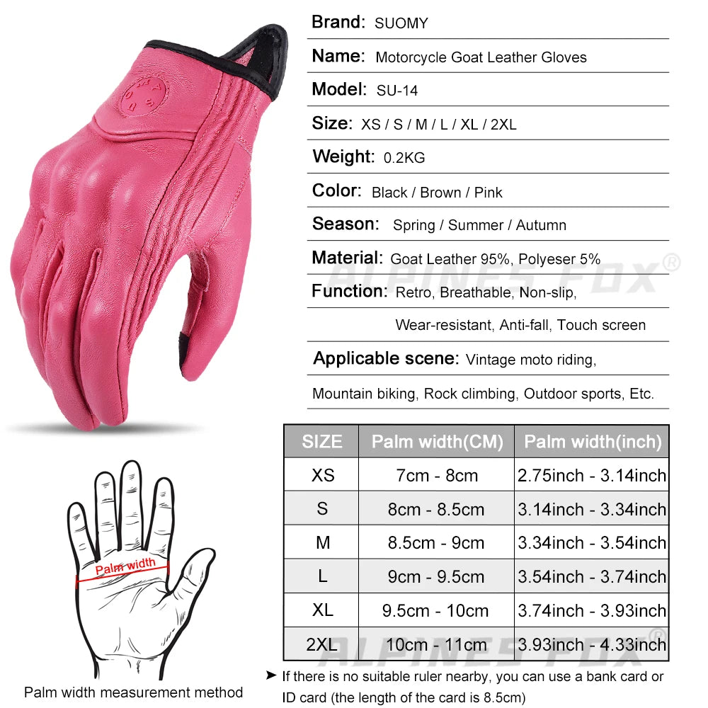 Motorradhandschuhe mit Knöchelprotektor Herren Motorrad Handschuhe Touchscreen