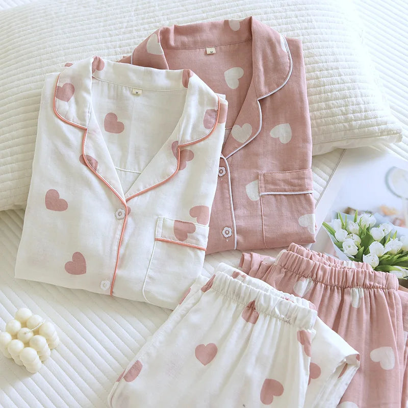 Pigiami da donna | L'intimo per la notte Camicia Completo da Casa in due pezzi
