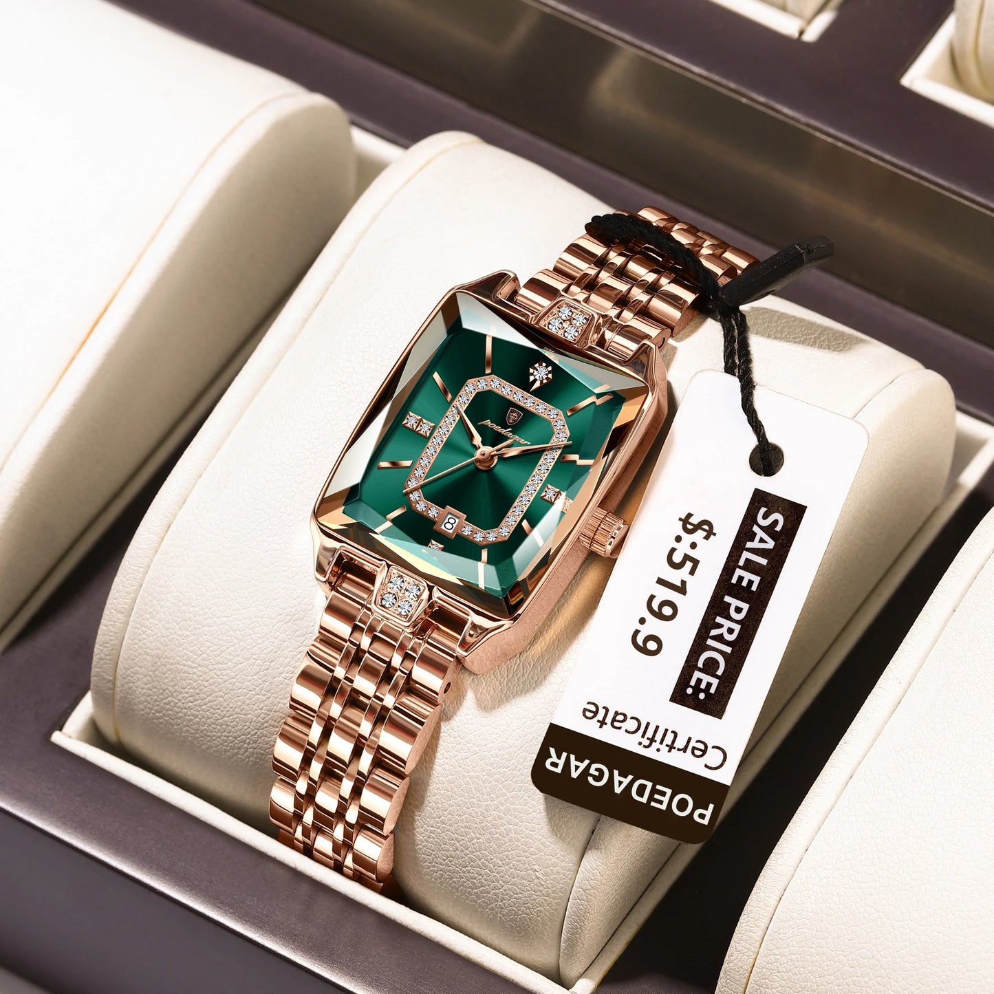 Orologio da Polso Donna Quarzo Quadrante Acciaio Inossidabile Classico Elegante