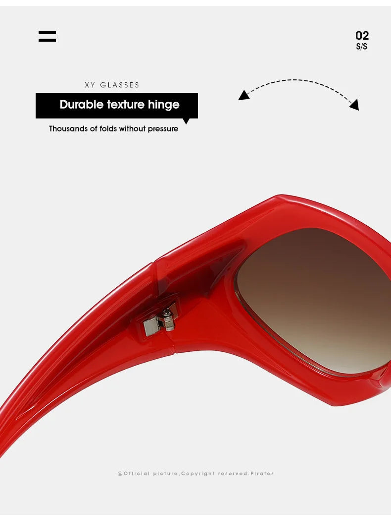 Occhiali da sole ovali oversize per donna e uomo Fotocromatici Polarizzati UV400