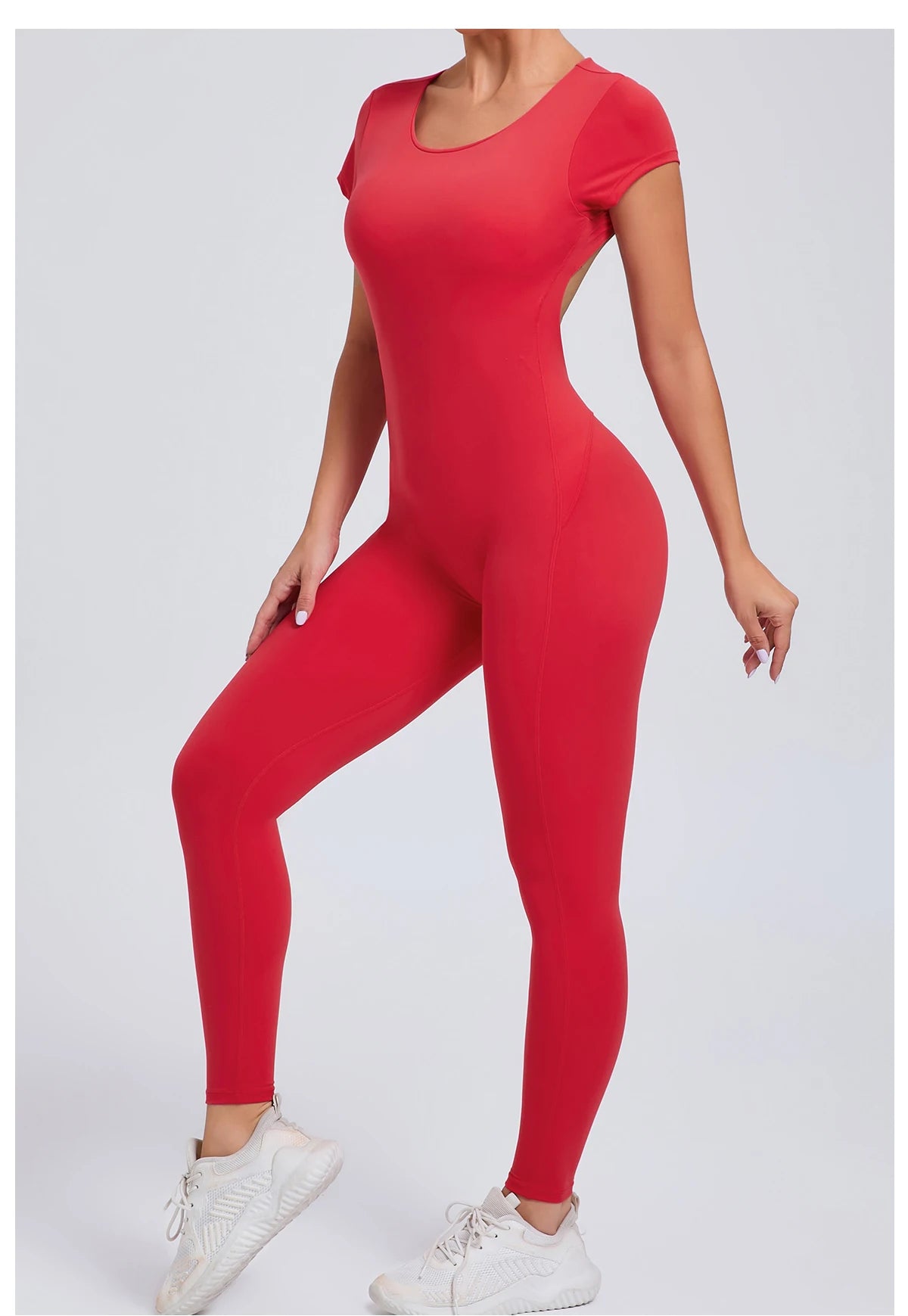 Tuta intera Sportiva Donna Rompers Pantaloni Yoga Palestra Sexy Jumpsuit Tutina