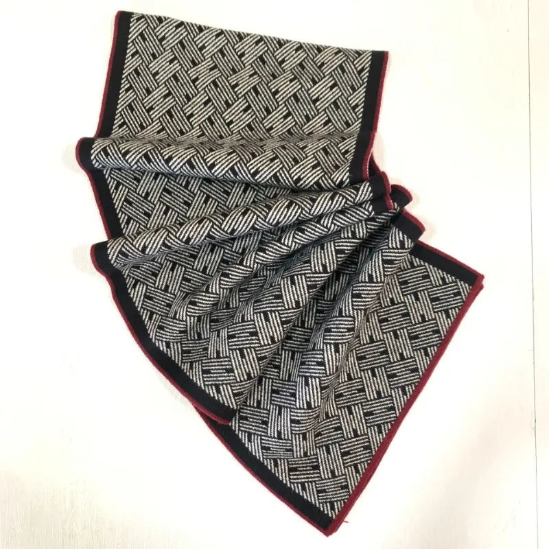 Herren Schal Winterschal Stola Schlauchschal Halstuch Wollschal Strickschal Loop