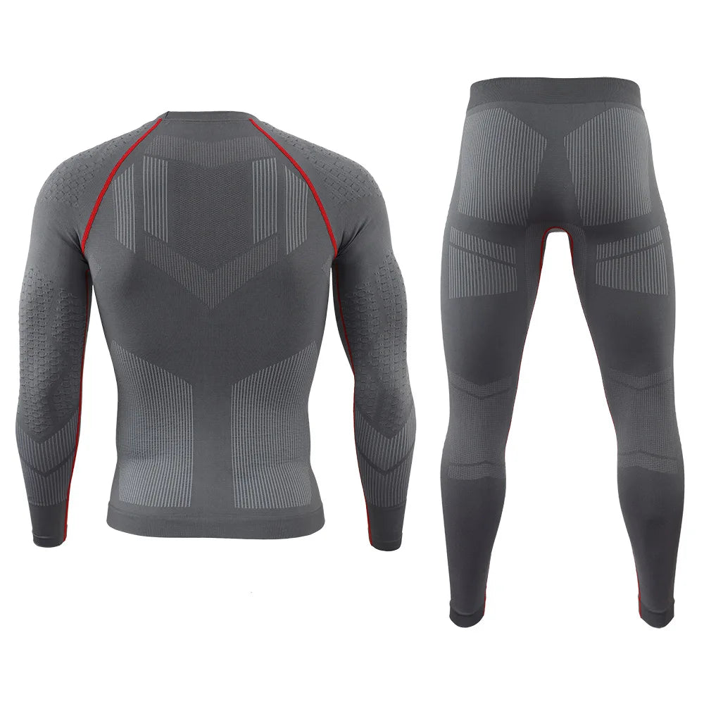 Nahtlose enge taktische Winter-Thermounterwäsche für Herren, Sportbekleidung, Funktion, atmungsaktiv, Training, Radfahren, Thermo, lange Unterhosen