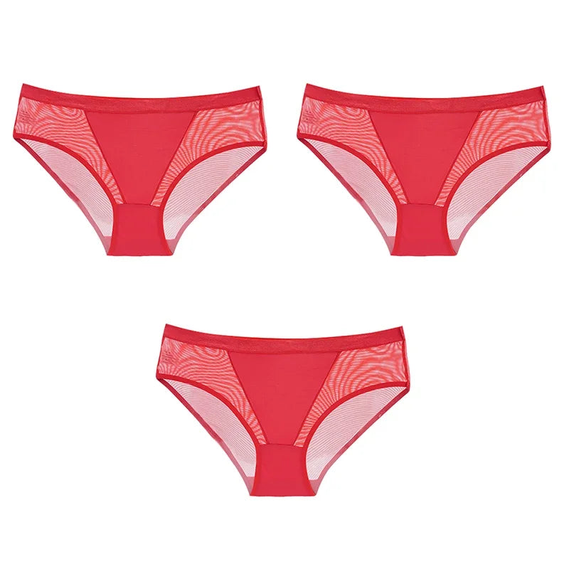 3Stk Frauen Spitze Tanga String Höschen Sexy Schlüpfer Slip Dessous Unterwäsche