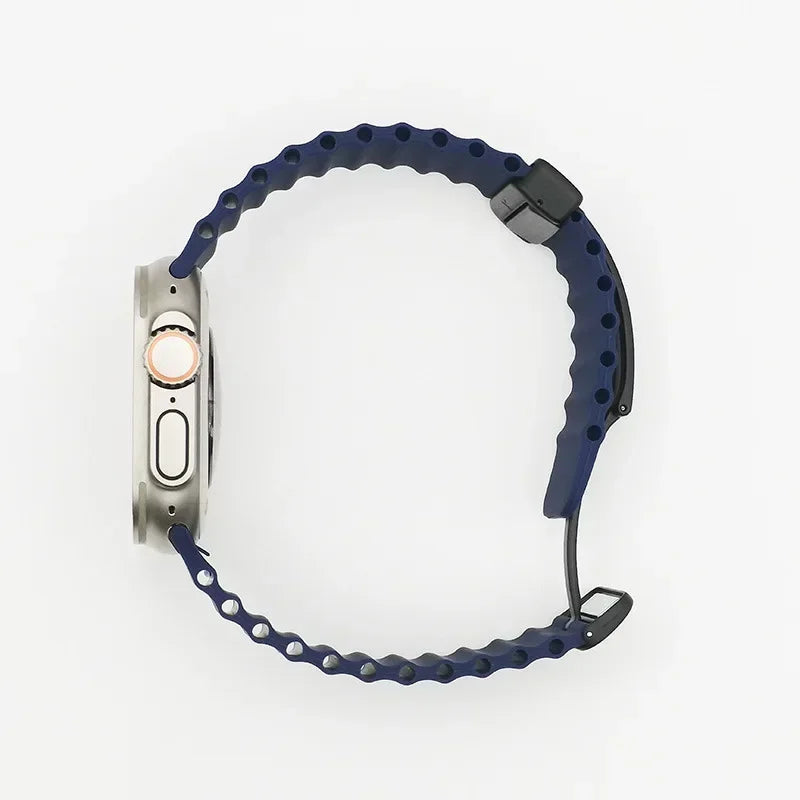 Sport Armband für Apple Watch Series 9 8 7 6 5 4 3 SE Ultra Magnetisch Silikon