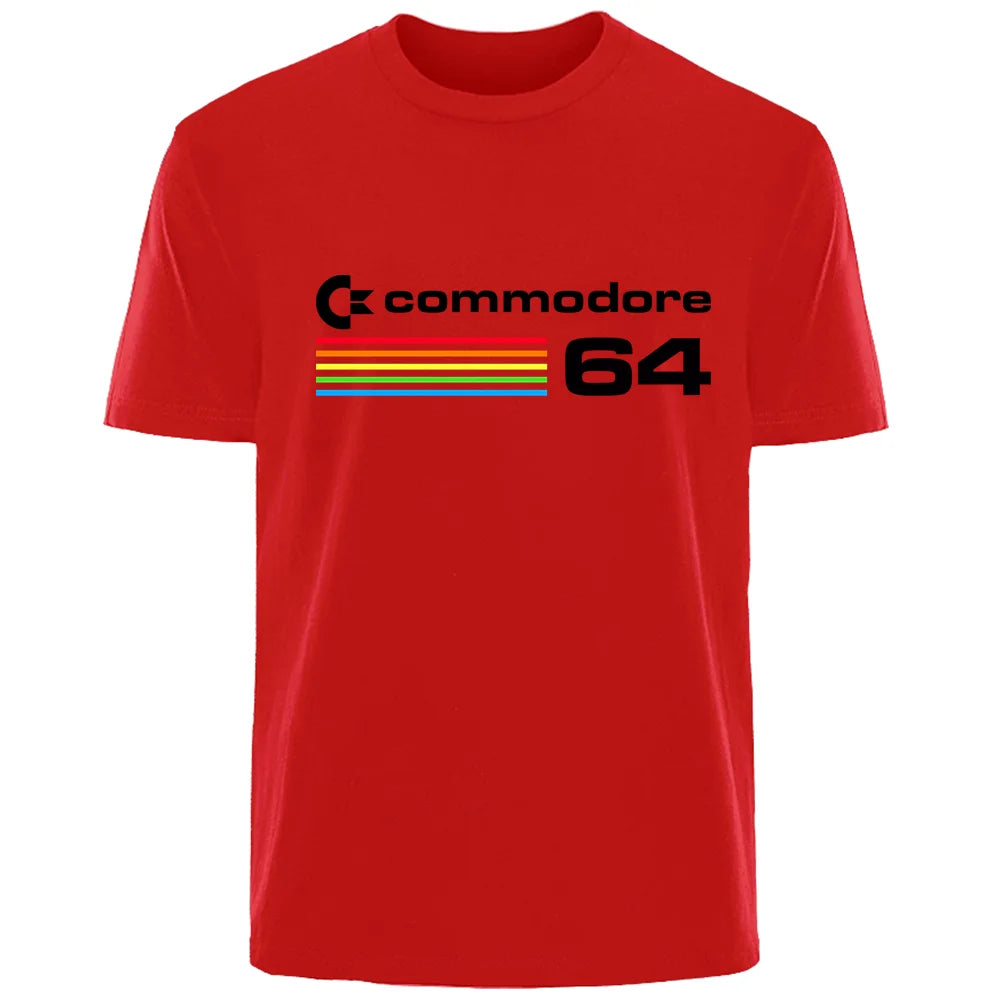Fashion Herren Commodore 64 T-Shirt Rundhals Unisex Sommer Streetwear Tank Top