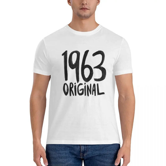 Herren T-Shirt Original 1963 Shirt Unisex Streetwear Tank Top 100% Baumwolle