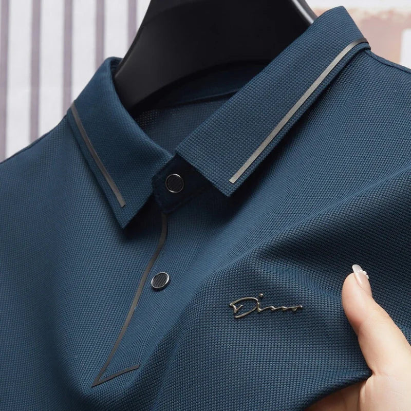 Herren Fashion Poloshirt POLO Shirt T-Shirt Kurzarm Zipper Hemd Polohemd NEU