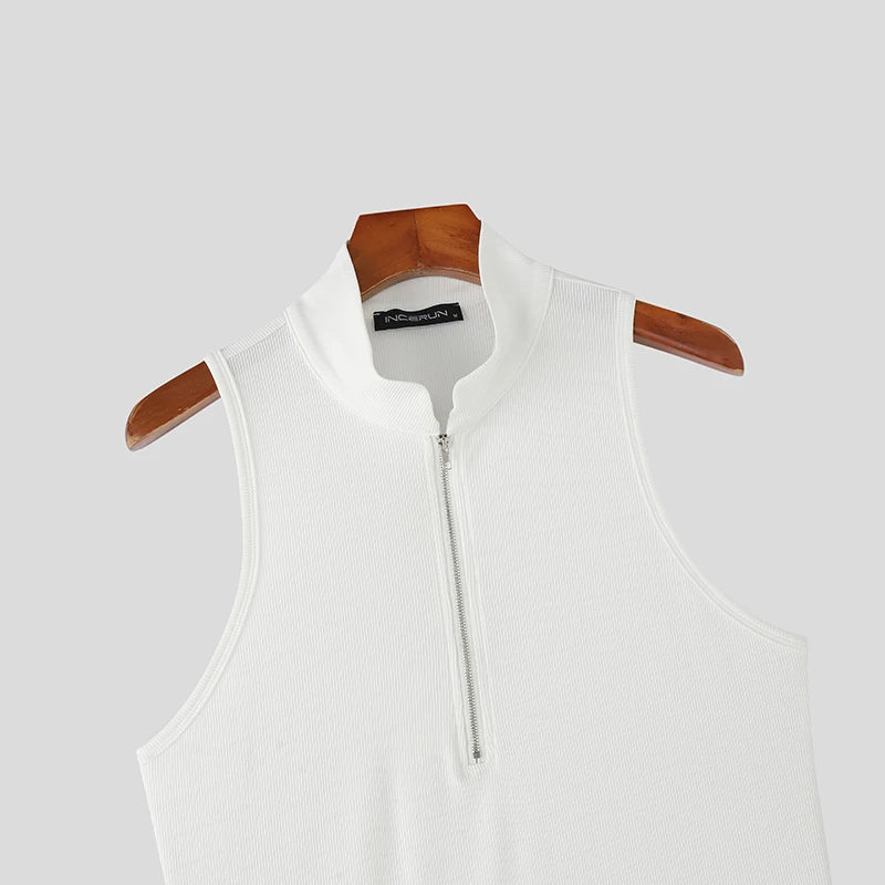 Herren Oberteil Ärmellos Tank Top Sexy Shirt Clubwear Muskel T-Shirt Unterhemd