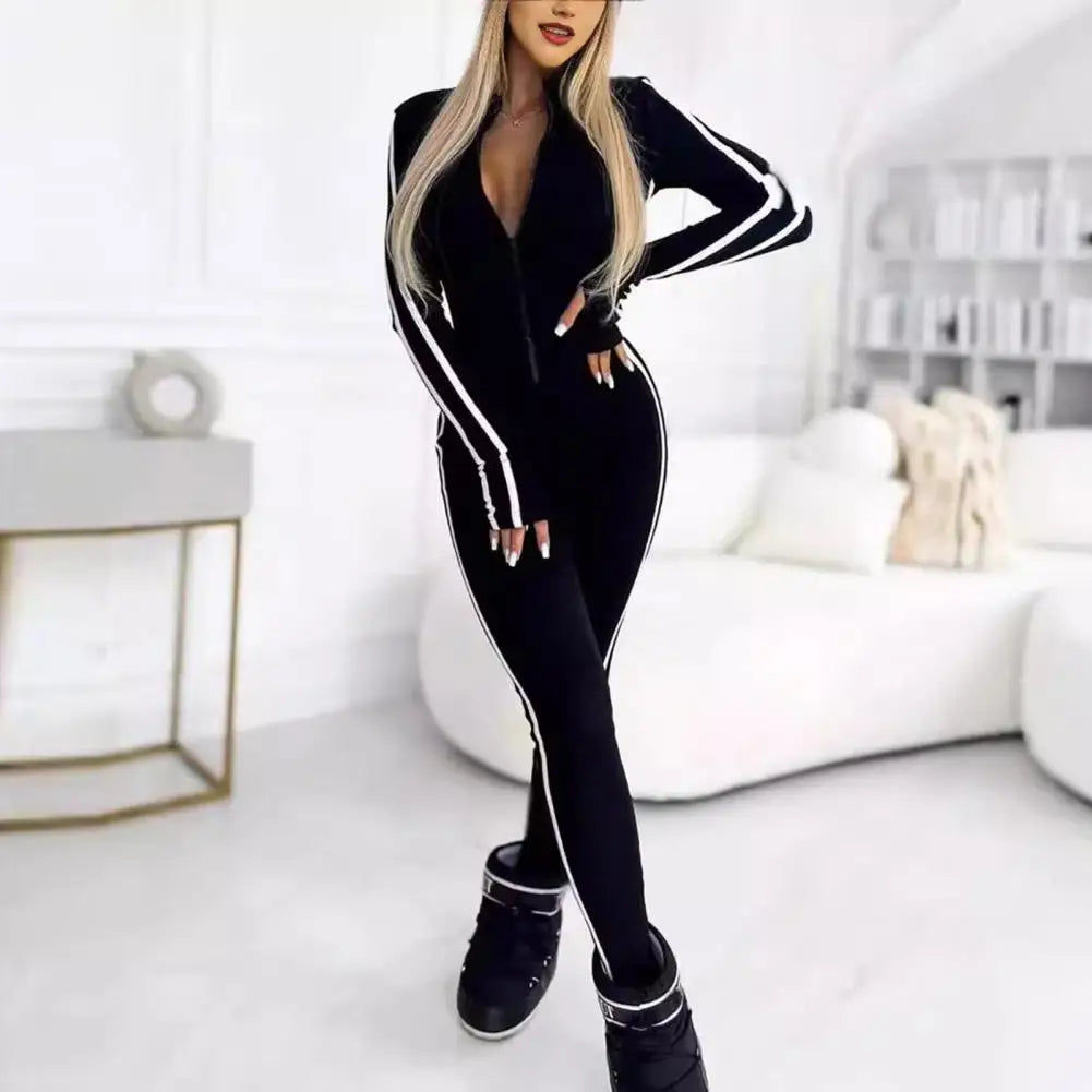 Yoga Fitness Overalls Jumpsuit Gym Stretch Leggings Jogging Anzug Top Push Up