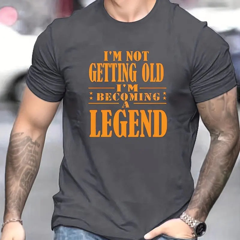 Männer T-Shirt Legend Herrenmode Shirts Hemd Streetwear 100% Baumwolle Tank Top