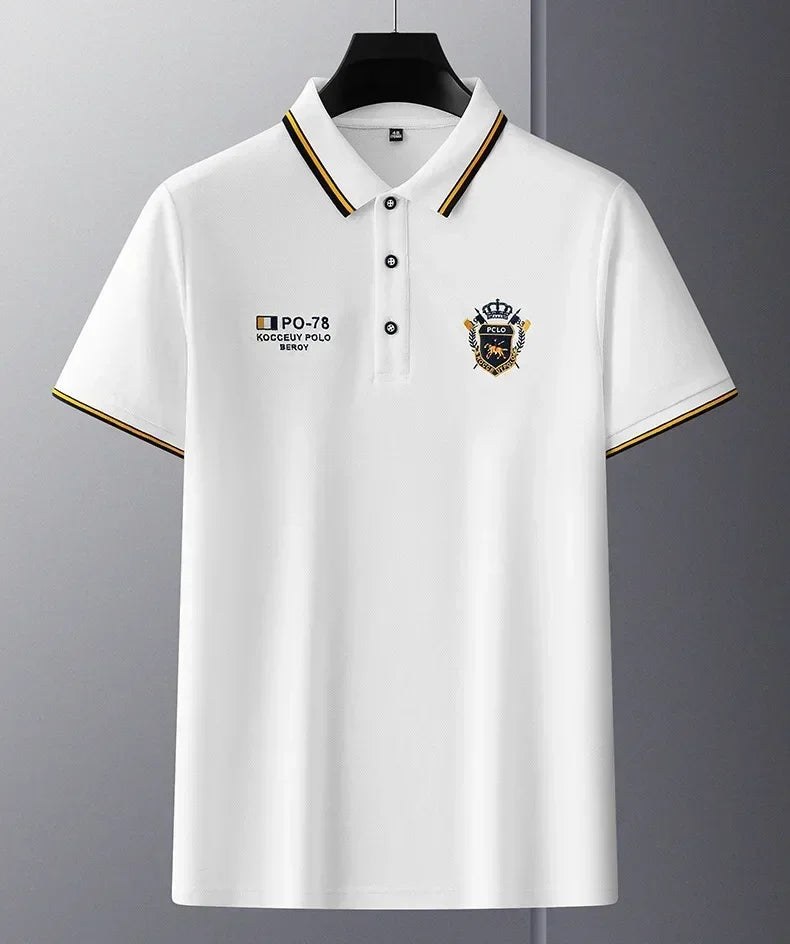 Herren Poloshirt POLO Shirt T-Shirt Kurzarm Zipper Hemd Fashion Polohemd NEU