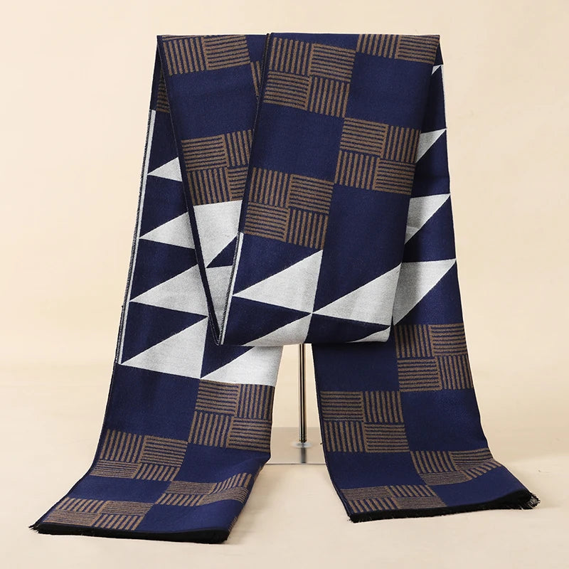 Herren Schal Winterschal Stola Schlauchschal Halstuch Wollschal Strickschal Loop