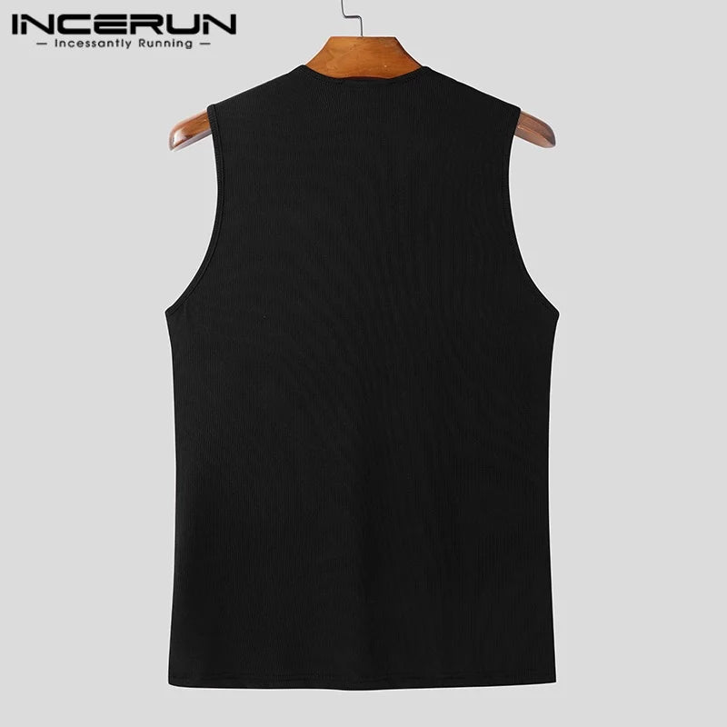 Herren Oberteil Ärmellos Tank Top Sexy Shirt Clubwear Muskel T-Shirt Unterhemd