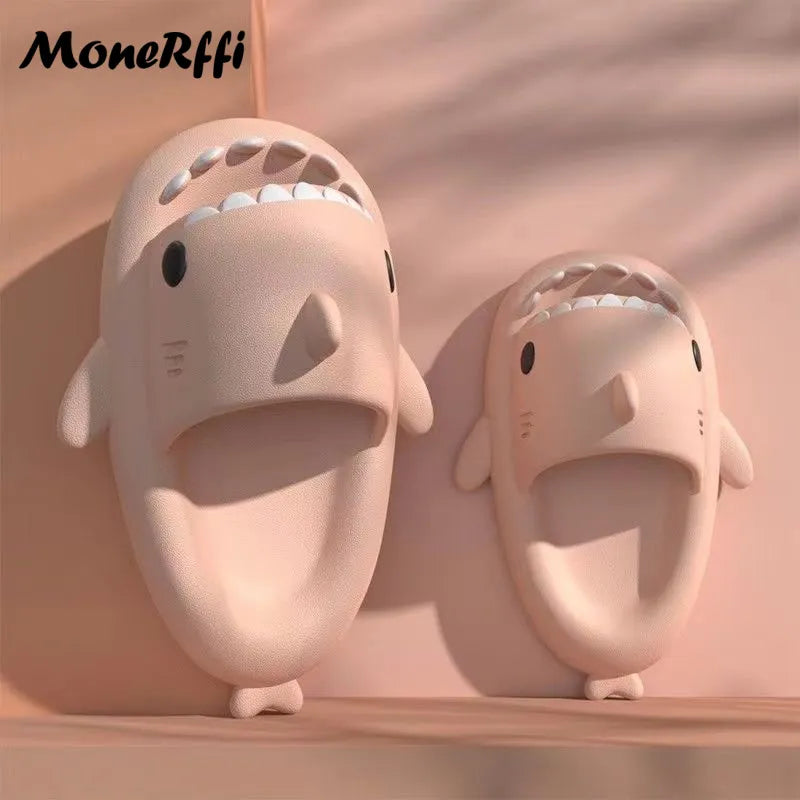 Shark Slippers Badelatschen Frauen Hausschuhe Anti-Rutsch Flip Flops Sandalen