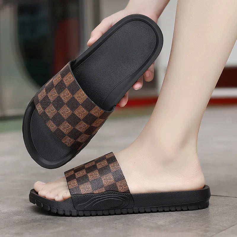 Badelatschen Hausschuhe Flip Flops Frauen Herren Sandalen rutschfeste Slippers