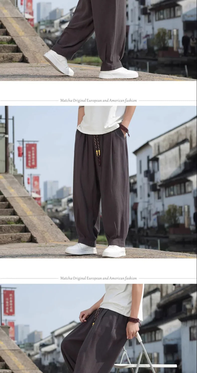 Männer Hose Haremshosen Pumphosen Pluderhosen Hosenrock Herrenrock Kilt Jogger