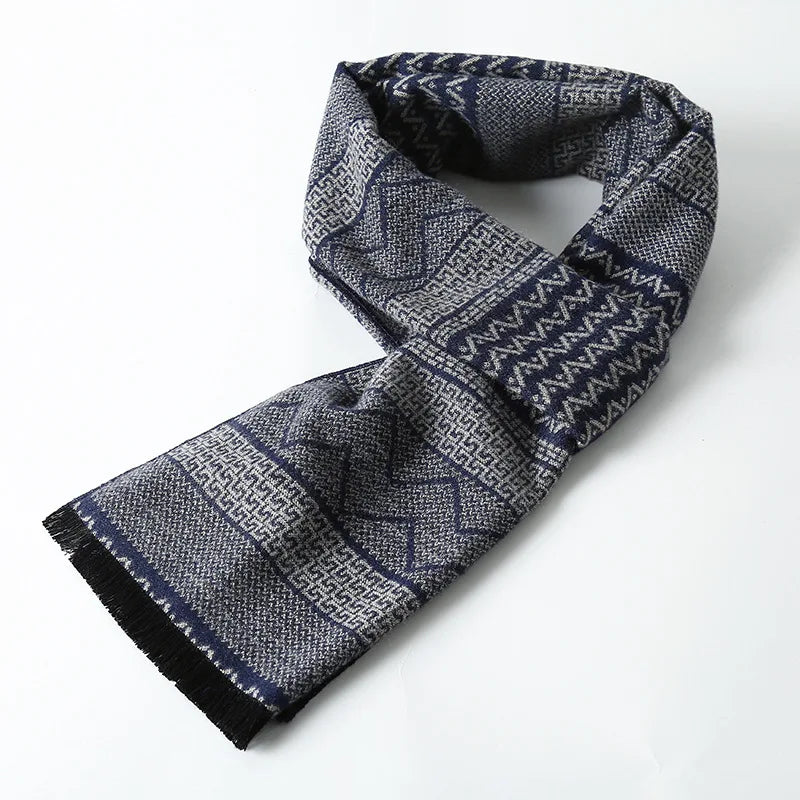 Herren Schal Winterschal Stola Schlauchschal Halstuch Wollschal Strickschal Loop