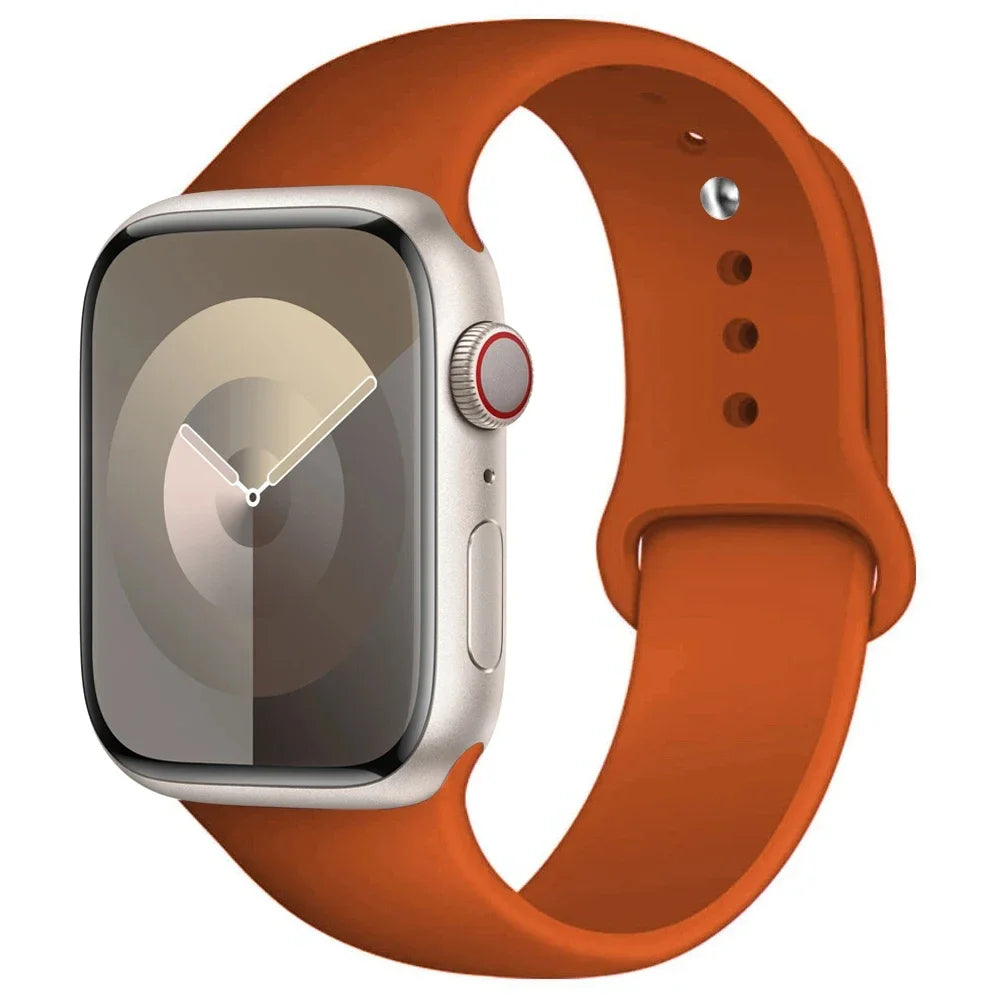 Silikon Armband für Apple Watch Series 9 8 7 6 5 4 3 SE Ultra Sport Band iWatch