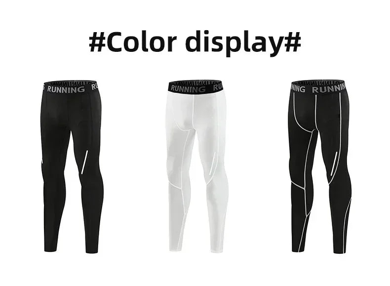 Herren Leggings Sporthose Jogginghose Trainingshose Lauf Hose Kompressionshose