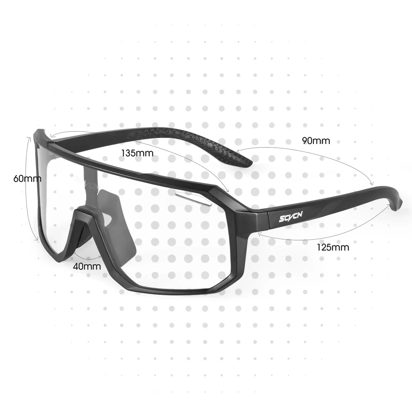 Fahrradbrille Klare Sonnenbrille polarisierte Brille Multi Spiegelbrille UV400