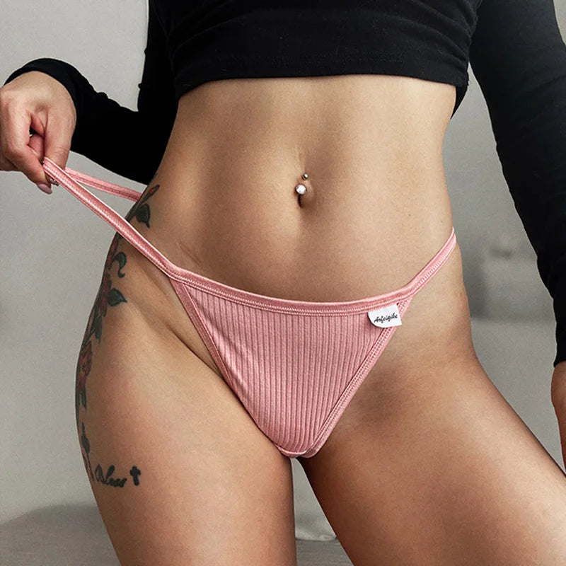 Frauen Tanga String Höschen Sexy Schlüpfer Slip Dessous Unterwäsche Panties