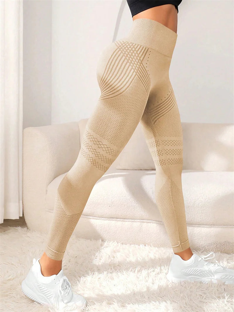 Yoga Leggings Push Up Damen Sport Hose Fitness Gym Stretch Leggins Jogginghose