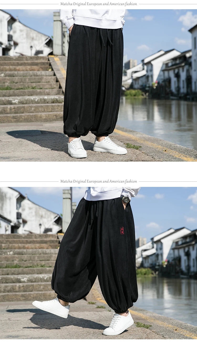 Männer Hose Haremshosen Pumphosen Pluderhosen Hosenrock Herrenrock Kilt Jogger