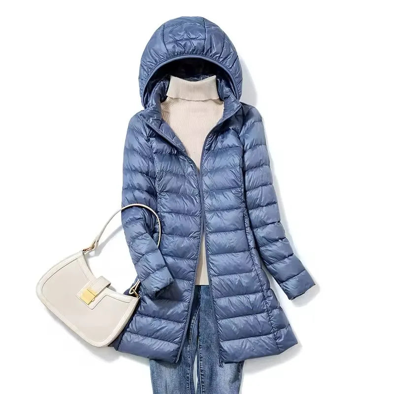 Damen Daunenjacke leichte & wetterfeste Steppjacke Stepp Jacke Übergangsjacke