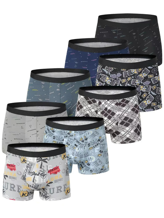 4er Pack Herren Boxershorts Unterhosen Basic Unterwäsche Boxer Shorts