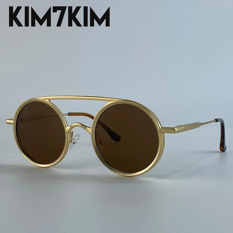 Damen Sonnenbrille Luxus Modische Herren Brille Vintage Pilotenbrille UV400