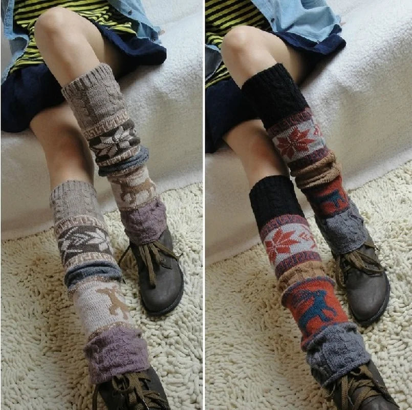 Stulpen Beinwärmer Beinstulpen Beinlinge Häkeln Strümpfe Overknees Lange Sock