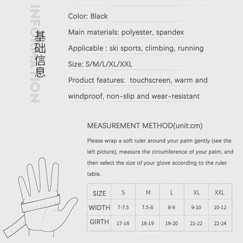 Radfahren Reiten 100% Motorradhandschuhe Warme Handschuhe Touchscreen Neu
