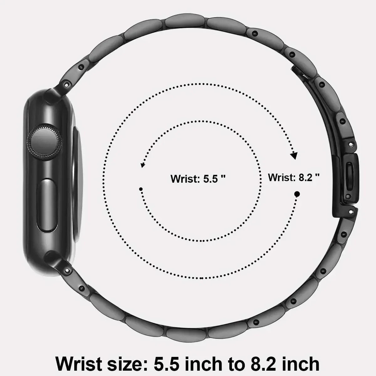 Edelstahl Armband fü Apple Watch Series 9 8 7 6 5 4 3 SE Ultra Sport Band iWatch
