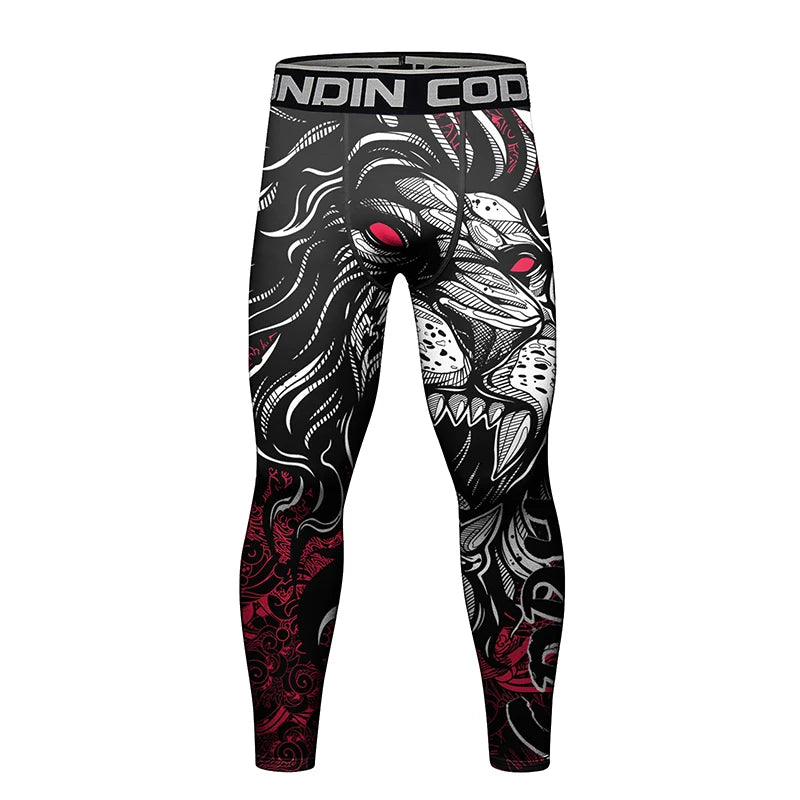 Herren Leggings Sporthose Jogginghose Trainingshose Lauf Hose Kompressionshose